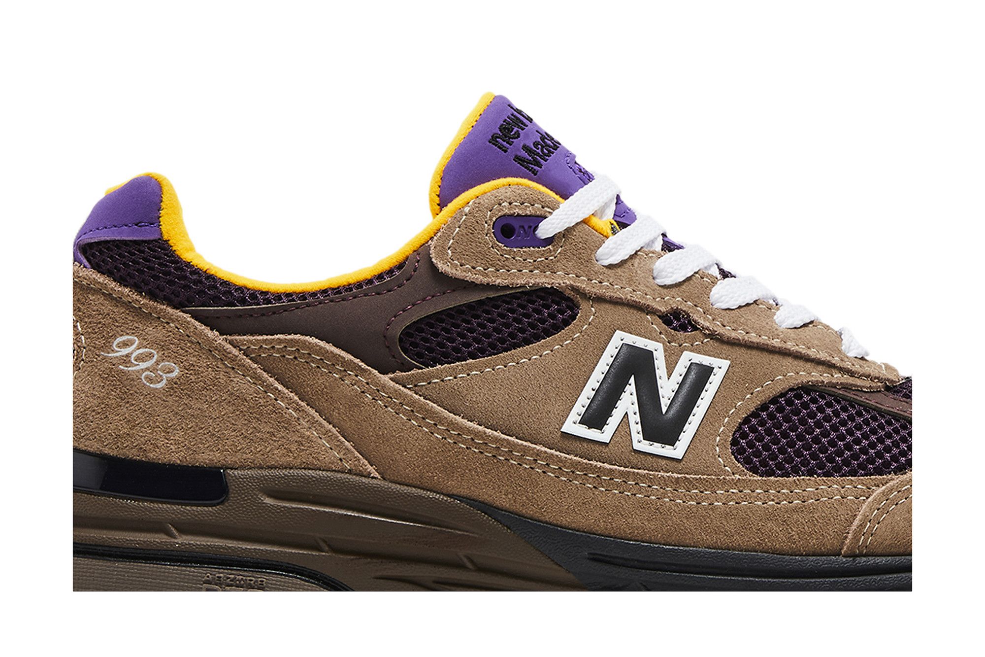Lookbook New Balance 993 Made in USA 'Mushroom Midnight Violet' U993MU