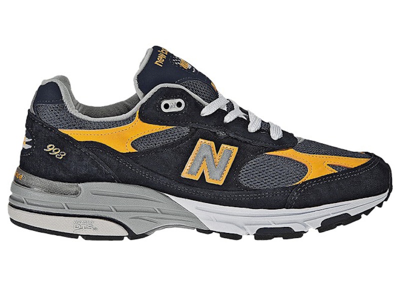 Buy New Balance 993 Buatan AS 'Navy Kuning' MR993NAV