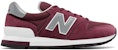 뉴발란스 995 버건디 실버 (New Balance 995 Burgundy Silver) M995CHBG
