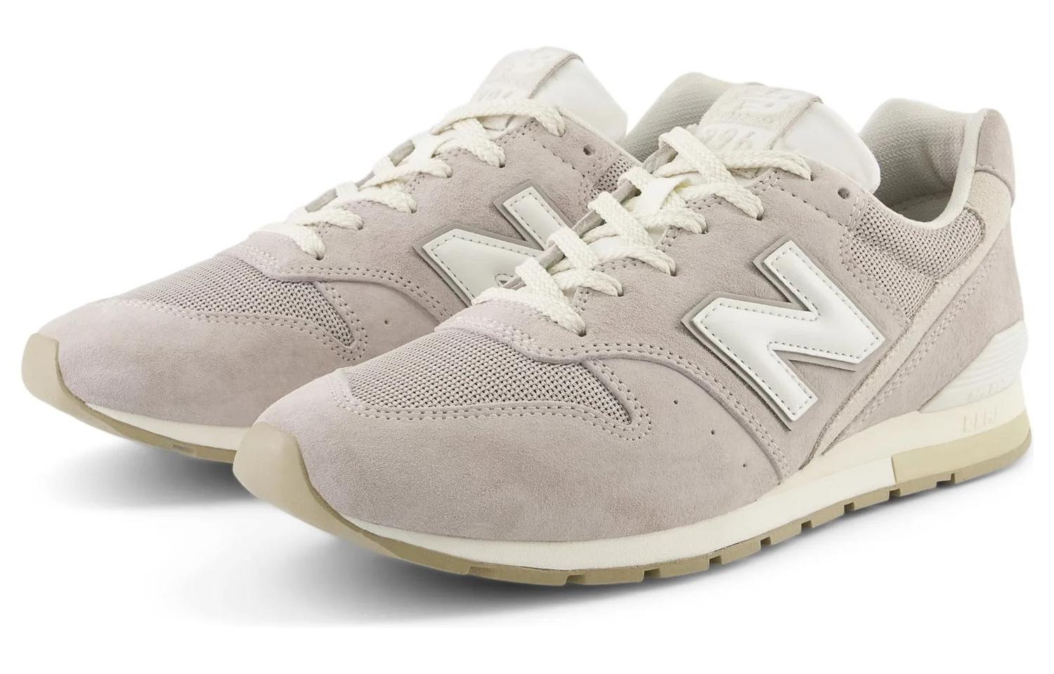 Lookbook 紐巴倫 NB 996 百搭減震耐磨 低幫跑步鞋 男女同款 灰白