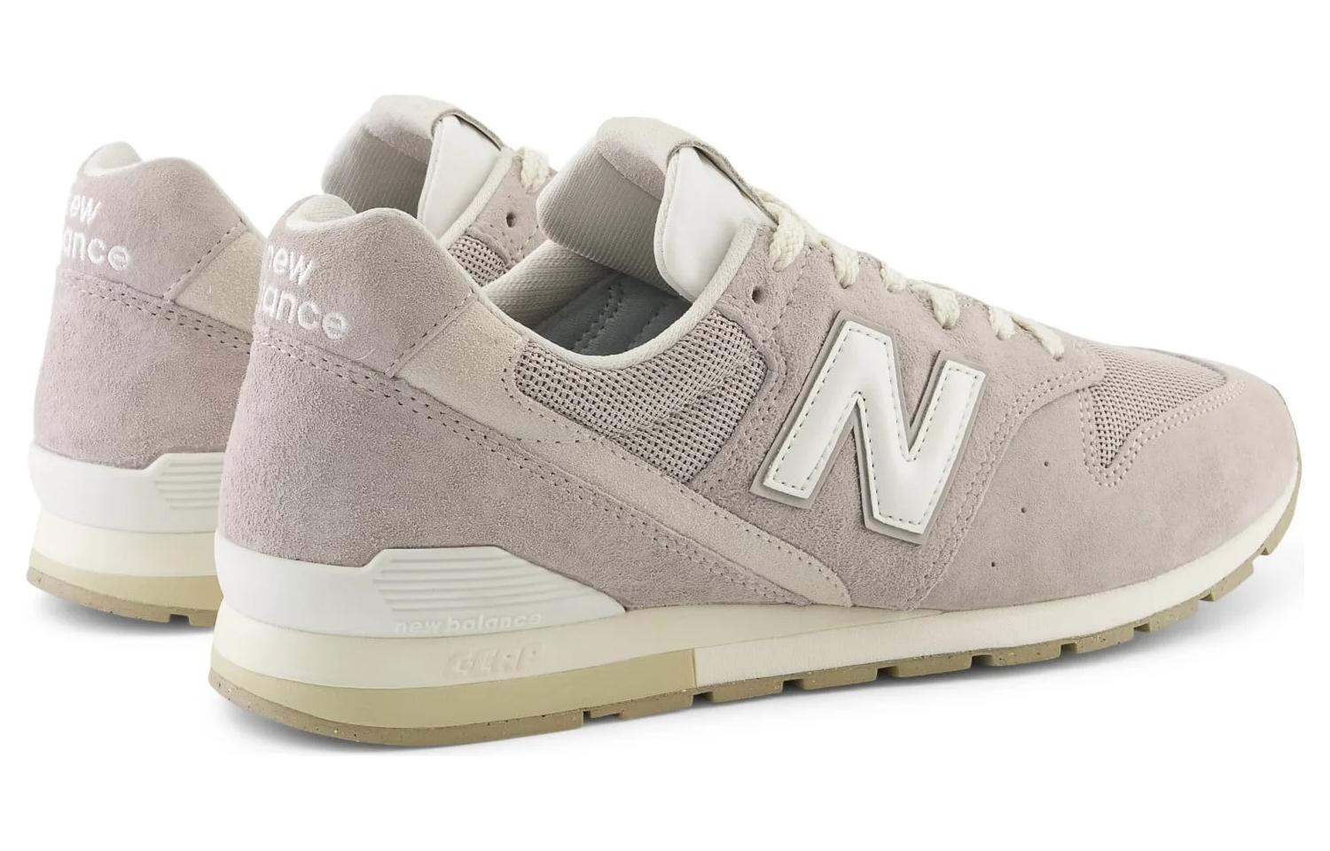 Shop 紐巴倫 NB 996 百搭減震耐磨 低幫跑步鞋 男女同款 灰白