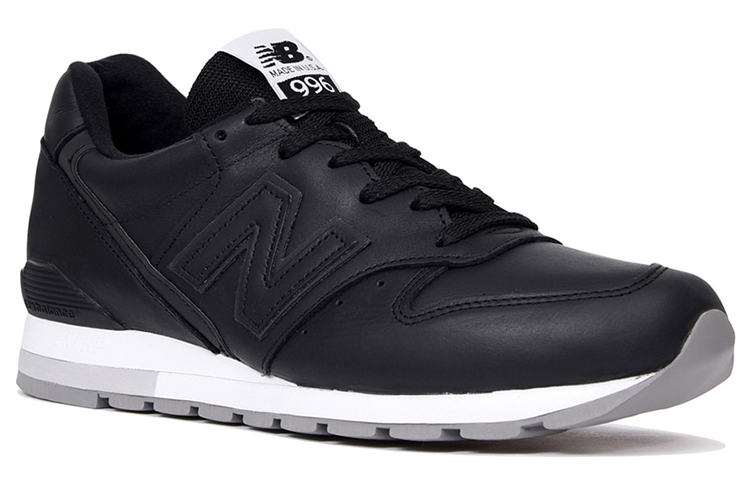 NB 996 'Leather Black White' 圖 2