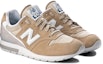 Lookbook New Balance 996 鞋子 米色/棕色 MRL996JY