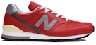 Order New Balance 996 'Kulit Halus Merah' M996NCA