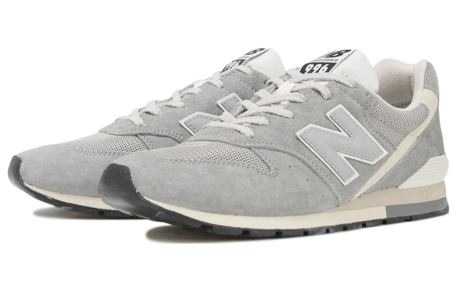 Lookbook New Balance NB 996 RV2 舒適 減震耐磨 低筒 跑步鞋 男女同款 灰色