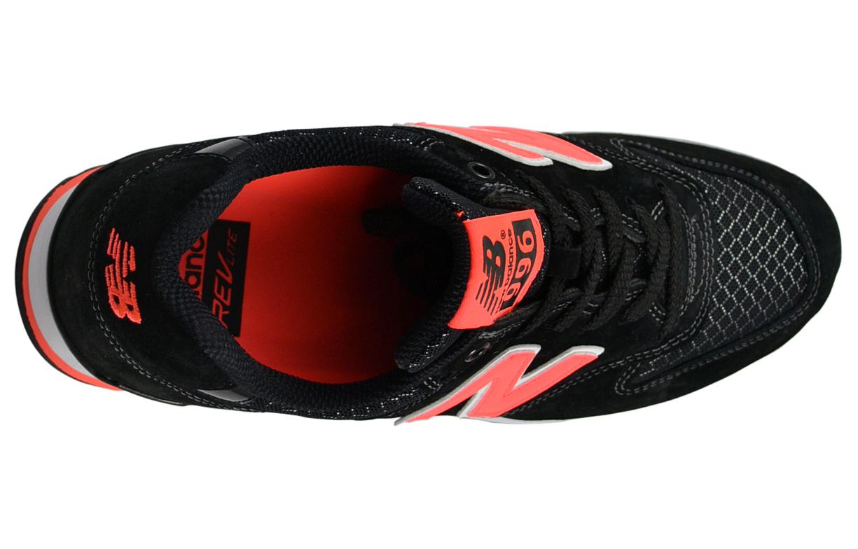 Shop New Balance NB 996 防滑耐磨透氣 低幫 跑步鞋 男女同款 黑橙