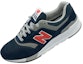 Lookbook New Balance 997 'Navy Grey' Lelaki Wanita Kasual Sneakers CM997HAY