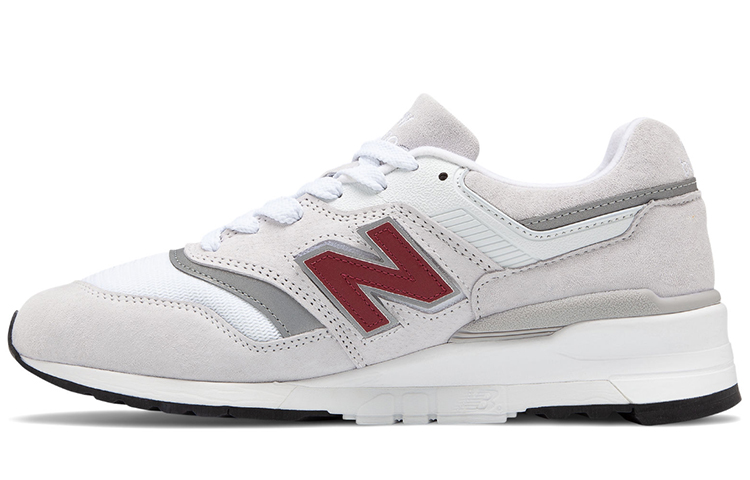 Buy New Balance 997 可拆标志浅灰色 M997LBG