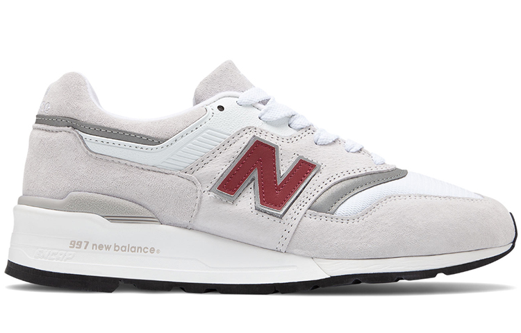Order New Balance 997 可拆标志浅灰色 M997LBG