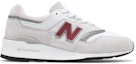 Order New Balance 997 可拆标志浅灰色 M997LBG