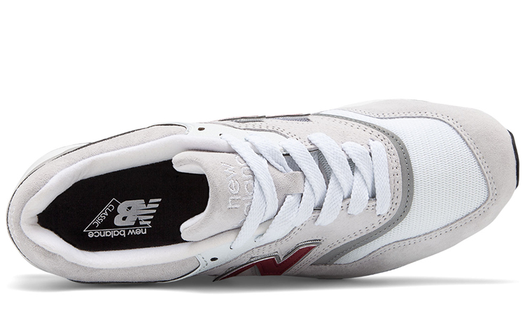 Lookbook New Balance 997 可拆标志浅灰色 M997LBG