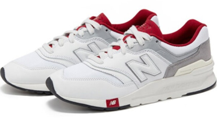 New Balance NB 997 防滑輕便 低筒 跑步鞋 男女款 白紅 Order New Balance NB 997 防滑輕便 低筒 跑步鞋 男女款 白紅
