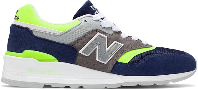 New Balance 997 Buatan USA 'Biru Lime' M997LBL Lookbook New Balance 997 Buatan USA 'Biru Lime' M997LBL
