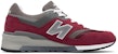 New Balance 997 Buatan USA 'Burgundy Kelabu' M997BR