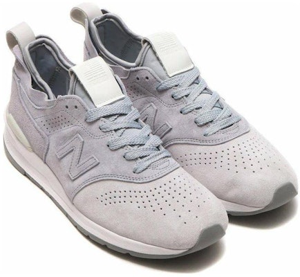 新平衡 997 系列 v2 復古白藍 低幫運動跑步鞋 雲霧灰 Shop 新平衡 997 系列 v2 復古白藍 低幫運動跑步鞋 雲霧灰