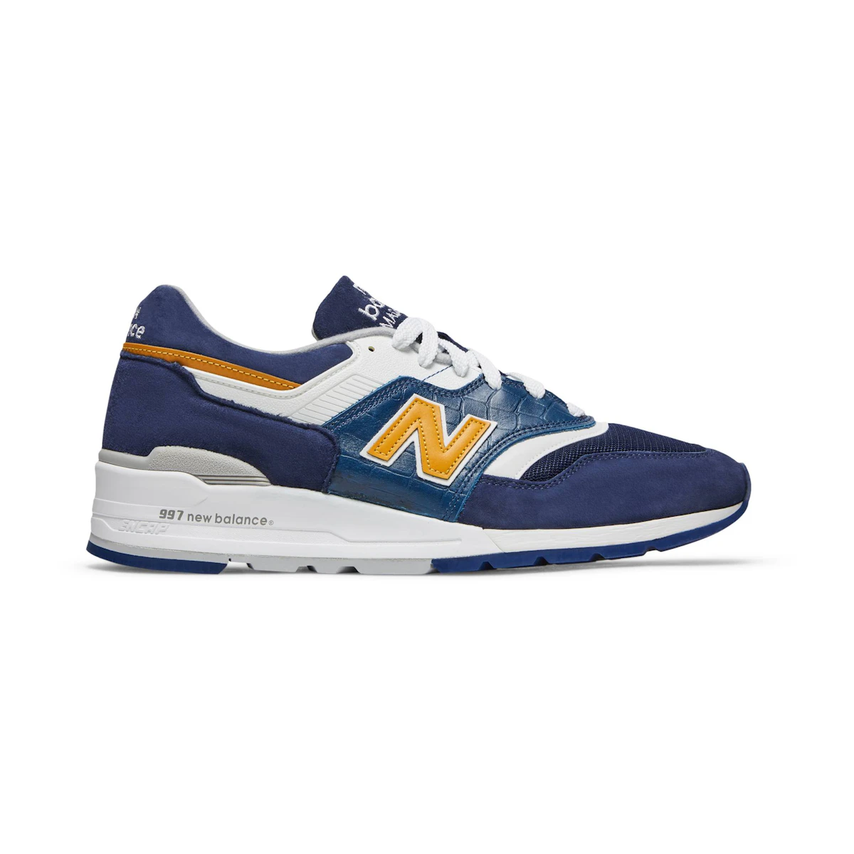 Beli New Balance 997 Made in USA 'Navy Mustard' M997PAN Novelship