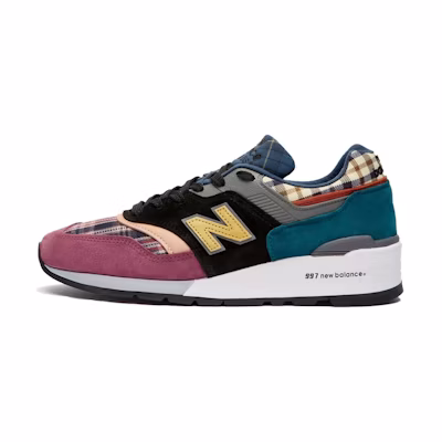 NB 997 Made In USA 'Plaid Pack - Burgundy'
