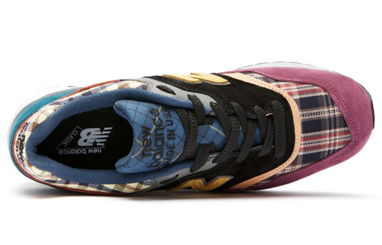Lookbook New Balance 997 Buatan USA 'Plaid Pack - Burgundy' M997DJ