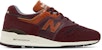 New Balance 997 Ski Pack Burgundy Lelaki/Wanita M997DSLR