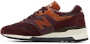Lookbook New Balance 997 Ski Pack Burgundy Lelaki/Wanita M997DSLR