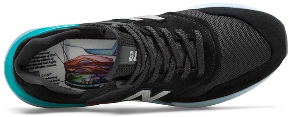 New Balance 997 Sport 'Hitam Biru' MS997GFB Lookbook New Balance 997 Sport 'Hitam Biru' MS997GFB