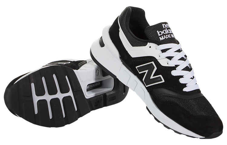 Shop ニューバランス997 Sport 米国製 ブラック/ホワイト M997SBW