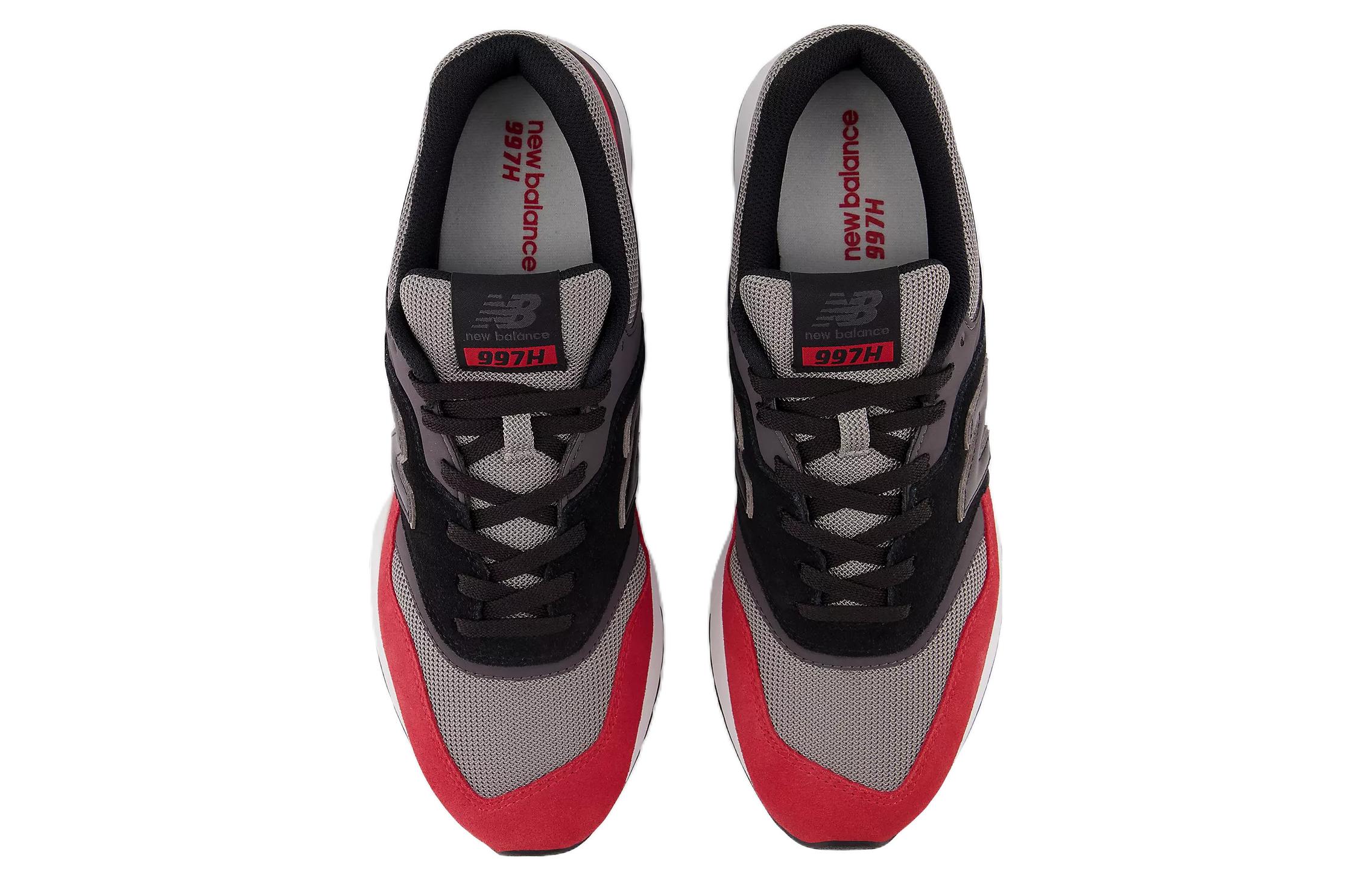 Lookbook New Balance NB 997H 舒適 透氣 低筒 跑步鞋 男款 黑灰紅