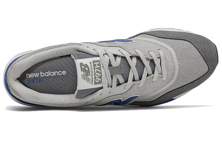 Lookbook New Balance NB 997H 低幫 跑步鞋 男女同款 藍灰