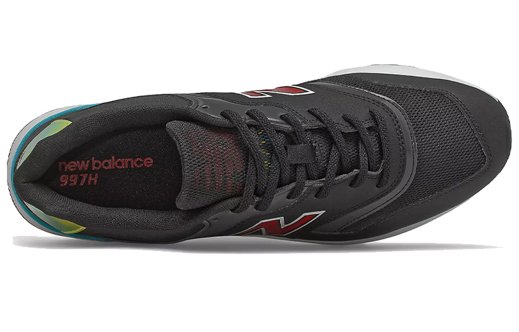 Lookbook New Balance 997H Negro Azul Iridiscente CM997HUM