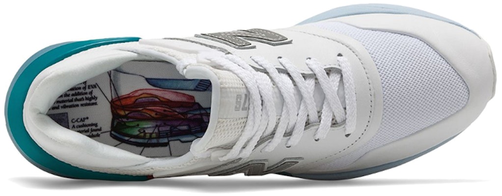 New Balance 997S Blanco Azul MS997GFW Lookbook New Balance 997S Blanco Azul MS997GFW
