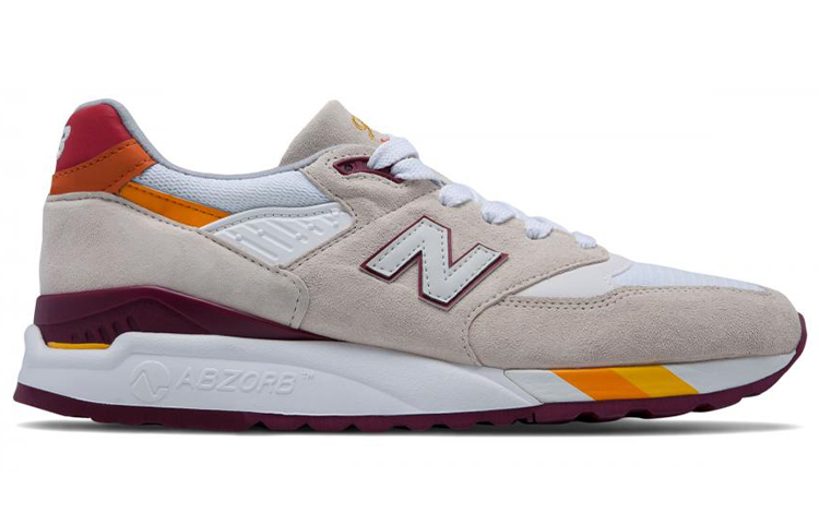 Order ニューバランス998 白バーガンディ M998CST