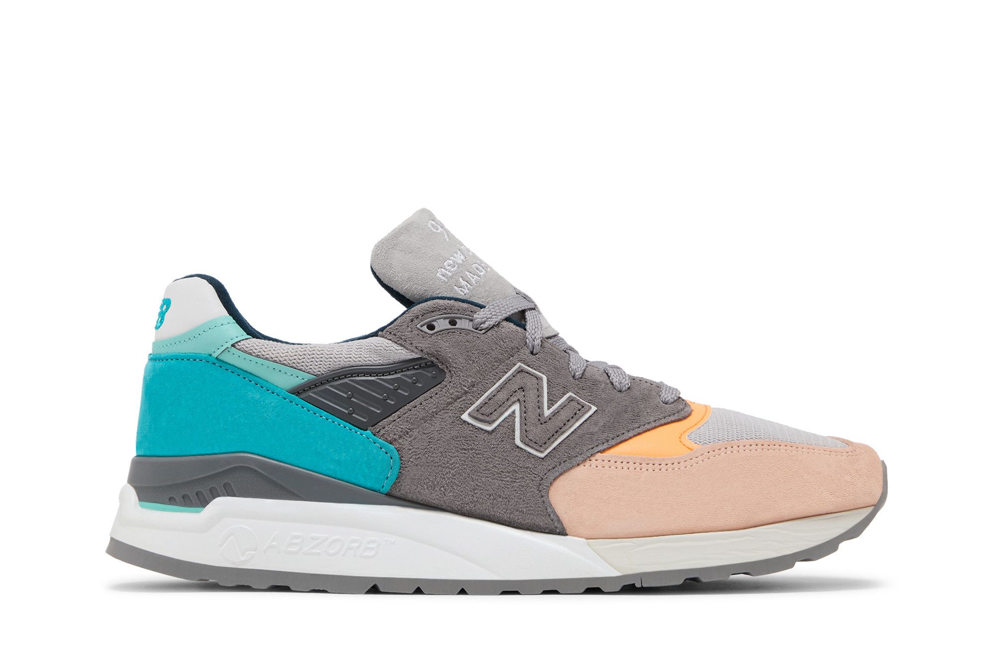 New Balance 998 'Grey Blue Yellow' M998AWB