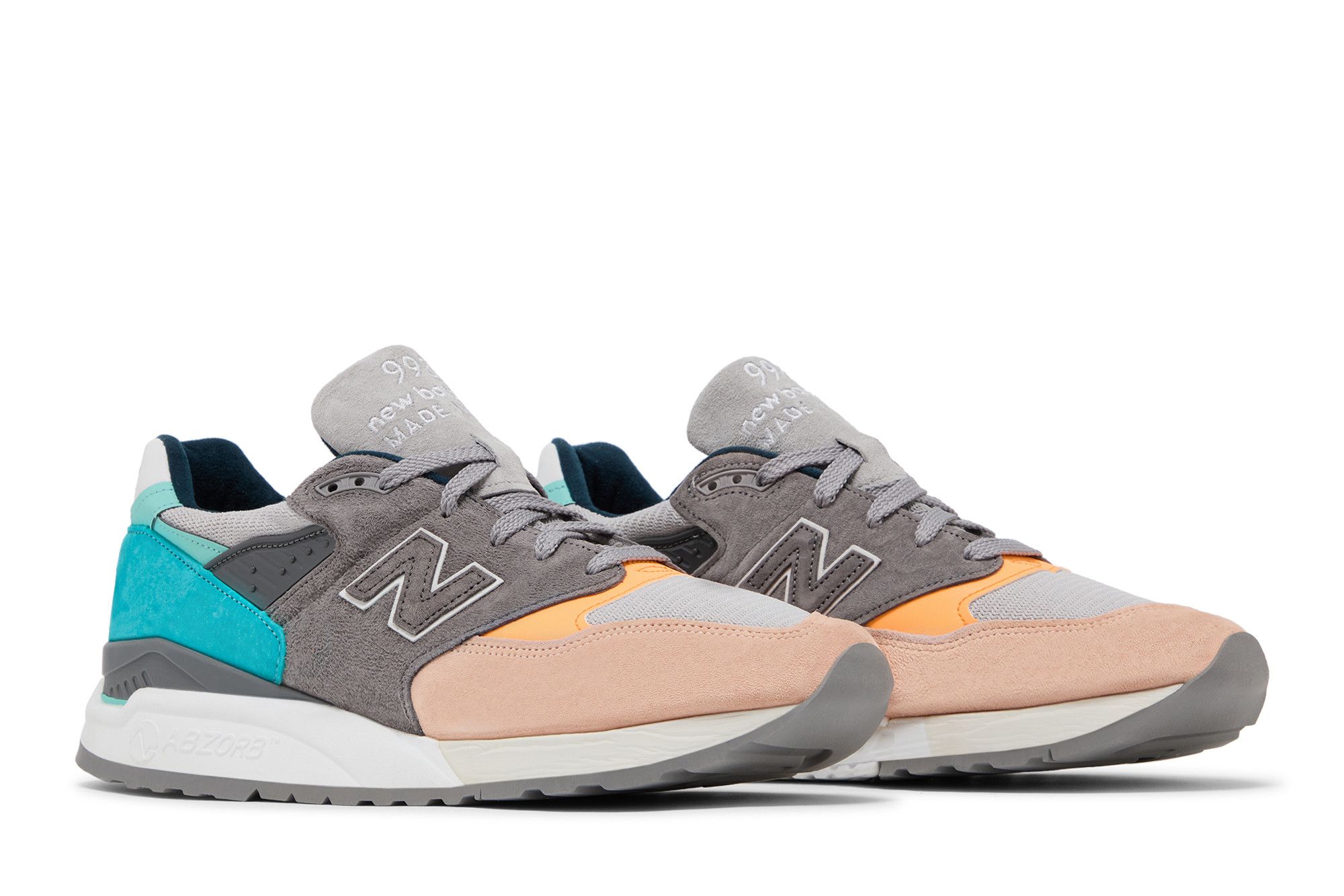 Cheap New Balance 998 'Abu Biru Kuning' M998AWB