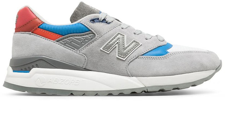 ニューバランス998 グレー/ライトブルー/レッド M998CNG Order ニューバランス998 グレー/ライトブルー/レッド M998CNG