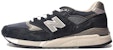 New Balance 998 Klasik Buatan USA 'Navy Grey' M998NV