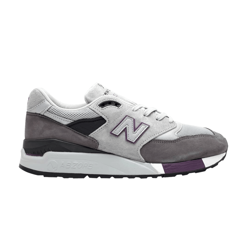 New Balance 998 Made in USA 'Charcoal Grey Purple' M998GRB