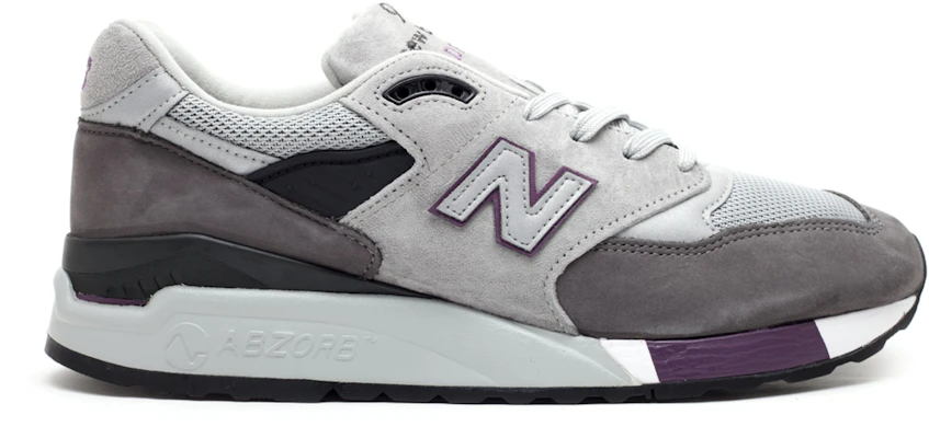 New Balance 998 Buatan USA 'Charcoal Grey Purple' M998GRB Buy New Balance 998 Buatan USA 'Charcoal Grey Purple' M998GRB
