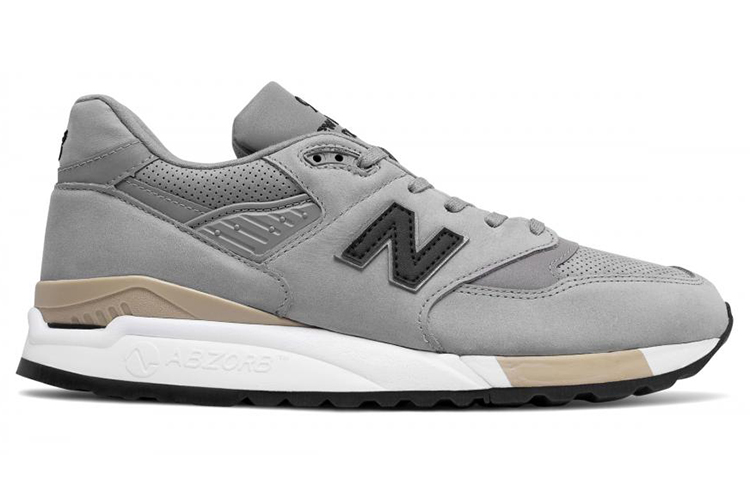 Order New Balance 998 Buatan USA 'Abu-Abu Muda Hitam' M998DTK