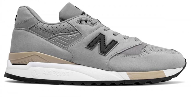 New Balance 998 Buatan USA 'Abu-Abu Muda Hitam' M998DTK Order New Balance 998 Buatan USA 'Abu-Abu Muda Hitam' M998DTK