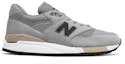 Order New Balance 998 Buatan USA 'Abu-Abu Muda Hitam' M998DTK