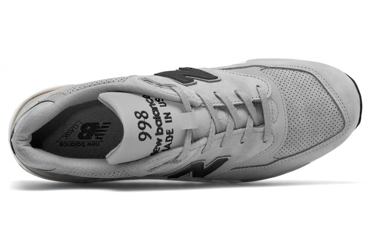 Lookbook New Balance 998 Buatan USA 'Abu-Abu Muda Hitam' M998DTK