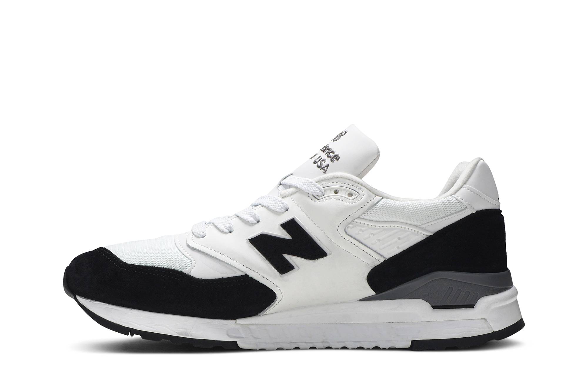 Lookbook New Balance 998 Hecho en USA 'Nimbus Cloud Negro' M998PSC