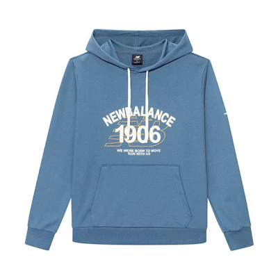 New Balance 9BOX N9 Letter Print Pullover Sweatshirt Blue () AMT13386-STL