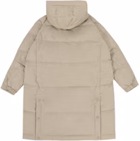 Lookbook New Balance Beige Outdoor Windproof Hooded Long Down Jacket Casual NPD4E241-LBE