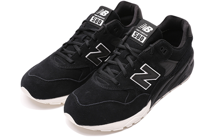 Lookbook New Balance NB 580 低筒 跑步鞋 男女款 暗黑色 D寬