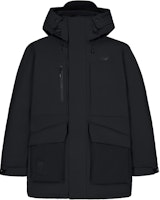 New Balance Black Hooded Zip-Up Long Sleeve Down Jacket AMJ44305-BK New Balance Black Hooded Zip-Up Long Sleeve Down Jacket AMJ44305-BK