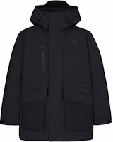 Order 新百伦黑色连帽拉链长袖羽绒外套 AMJ44305-BK