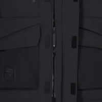 Sizing 新百伦黑色连帽拉链长袖羽绒外套 AMJ44305-BK