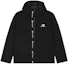 Order New Balance Chaqueta Acolchada Negra con Logo, Capucha y Cierre Frontal. AMJ23343-BK
