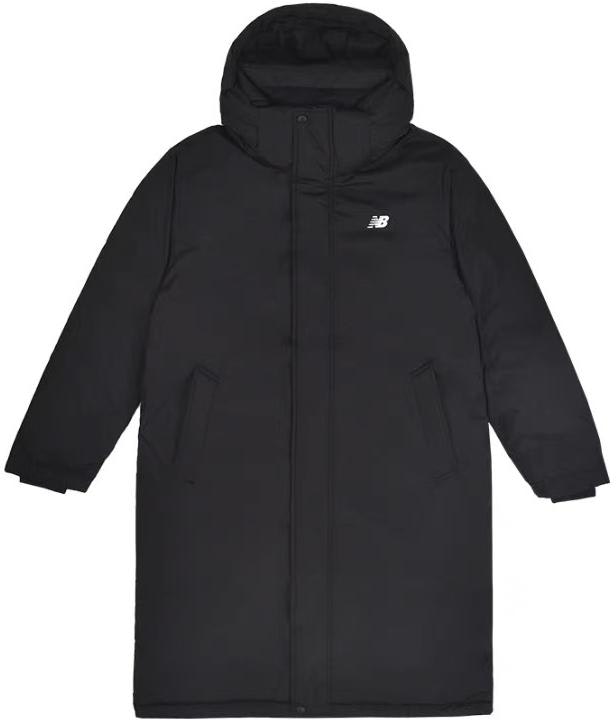 new-balance-black-logo-printed-long-padded-coat-casual-winter-jacket-nq-84-v023-bk